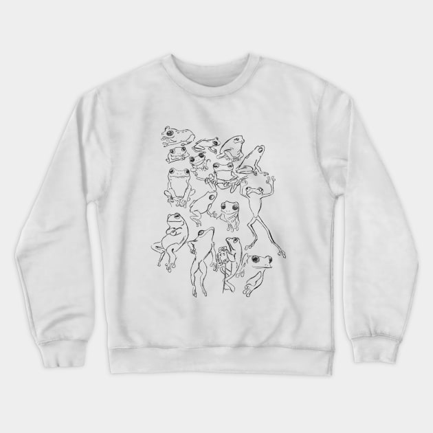 Frogs Crewneck Sweatshirt by A_Kruglik